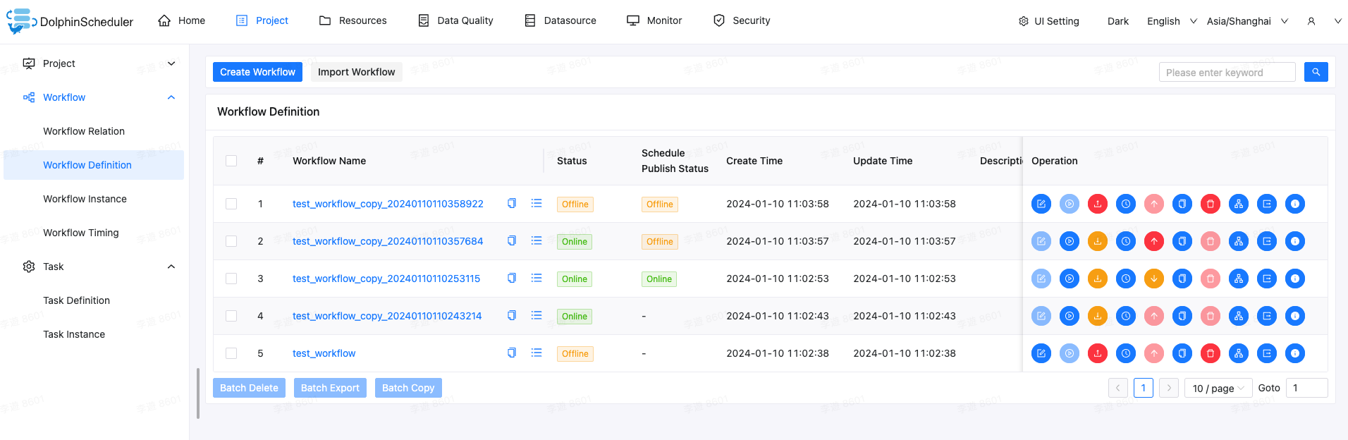 workflow-list